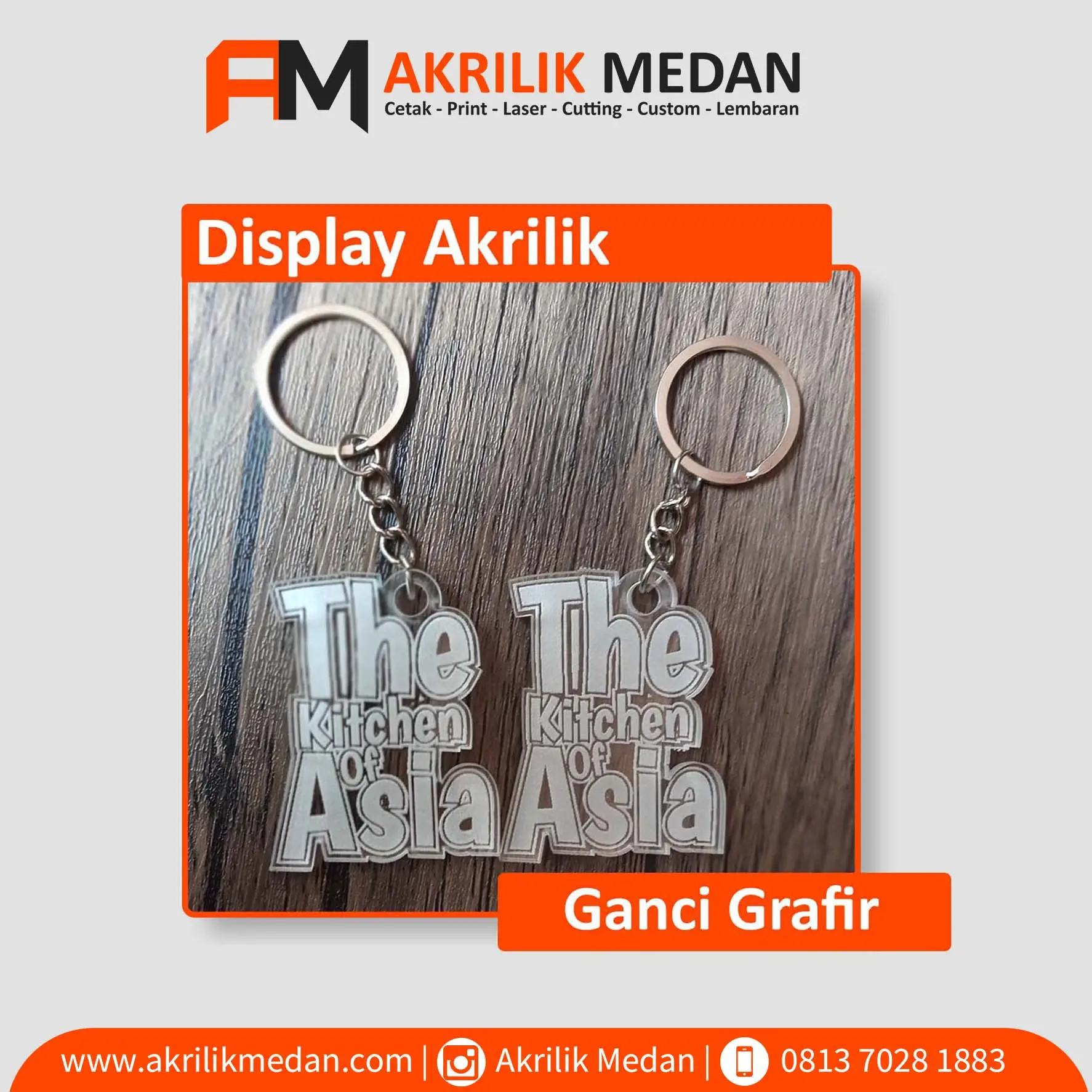 Custom Plakat Akrilik di Medan: Elegan dan Bisa Desain Sendiri