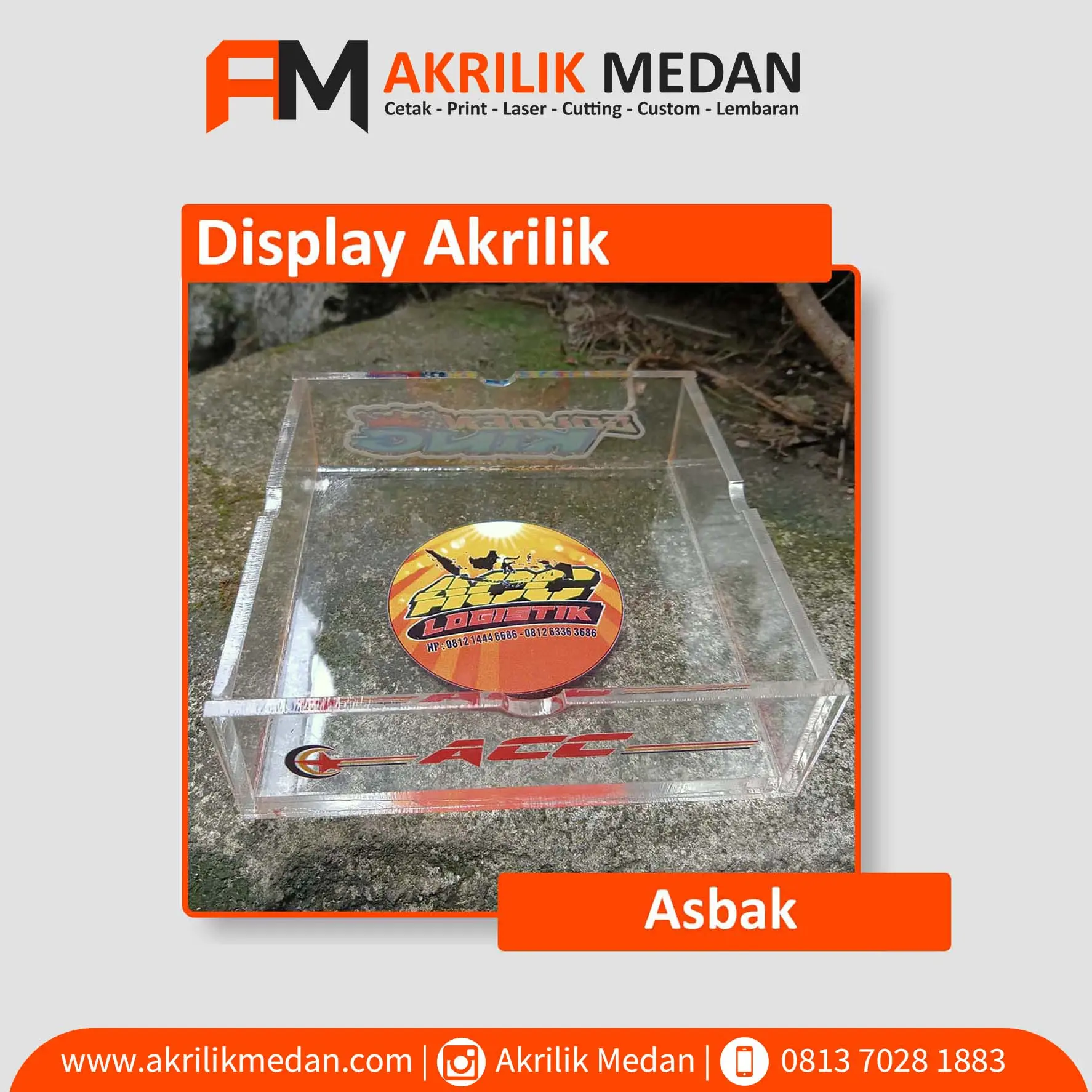 Asbak Rokok Akrilik: Pilihan Stylish untuk Cafe, Restoran, dan Ruang Publik