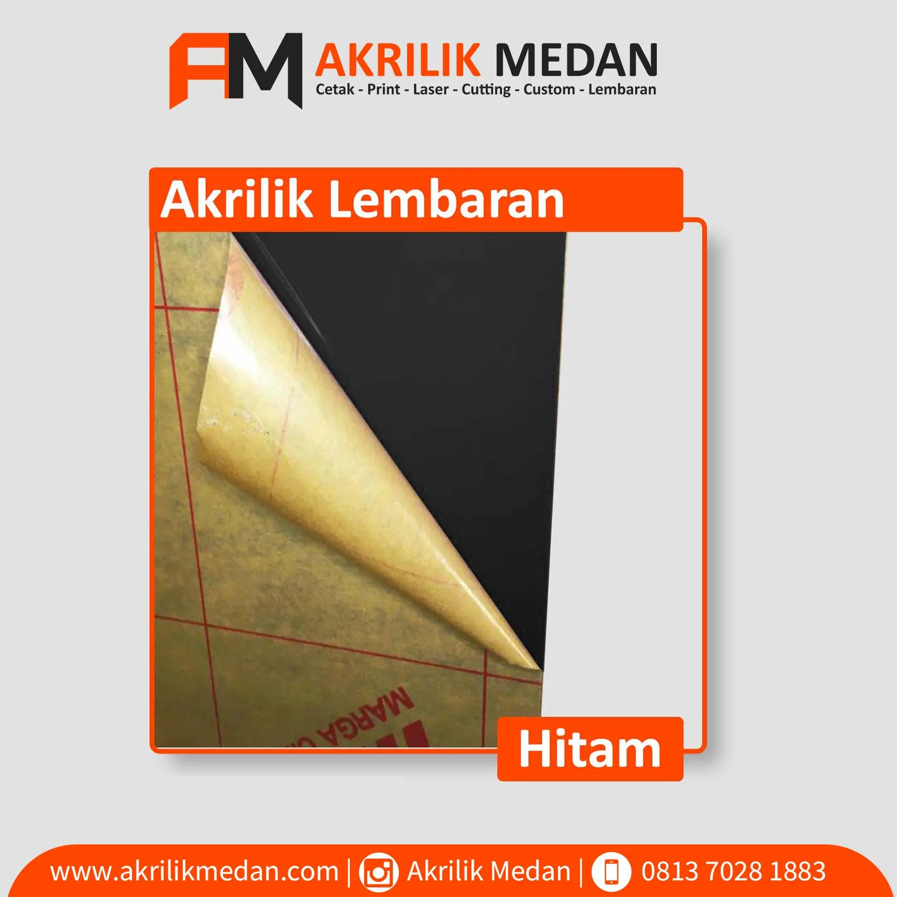 Jenis-Jenis Akrilik Lembaran: Transparan, Warna, dan Cermin