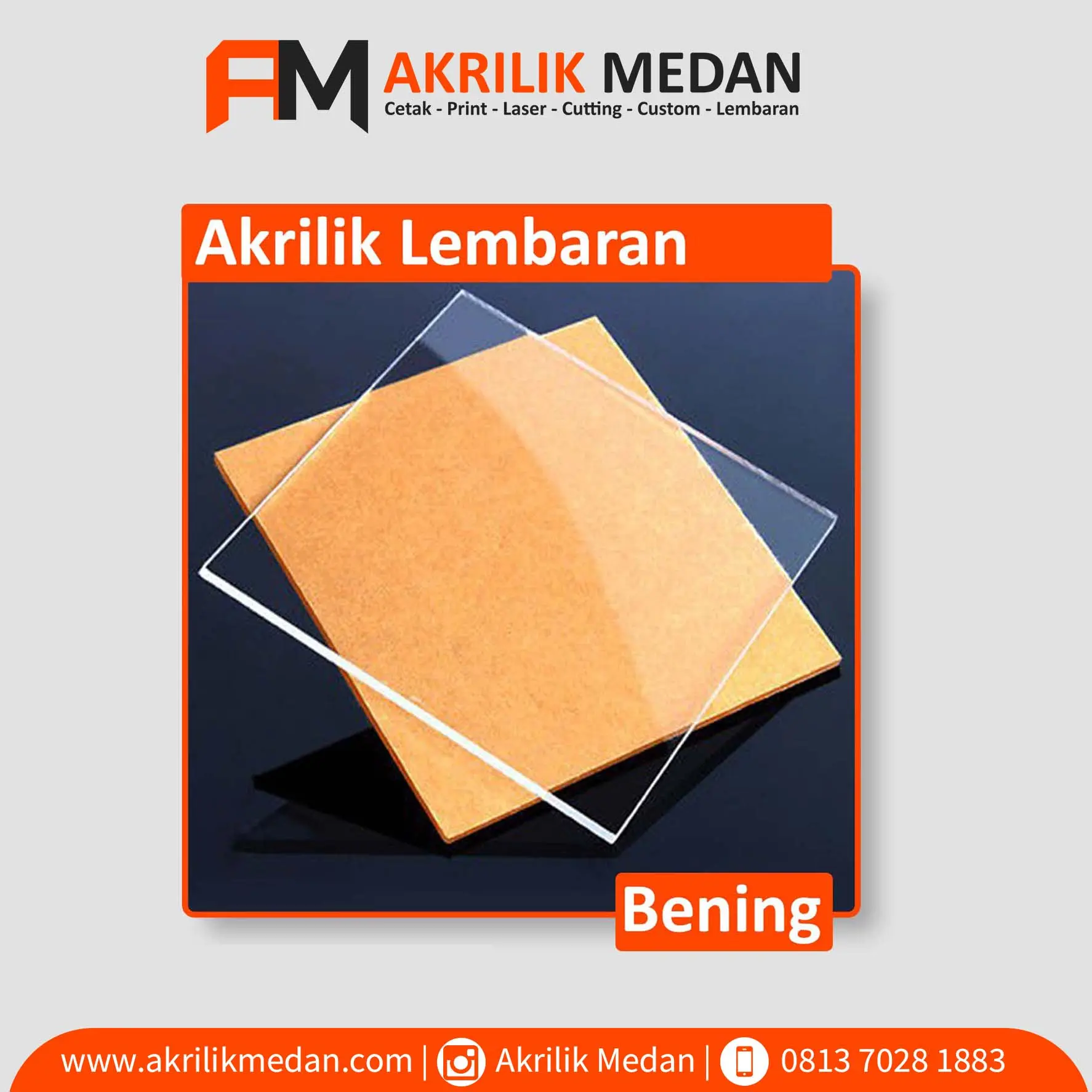 Tips Memilih Ketebalan Akrilik Sesuai Kebutuhan