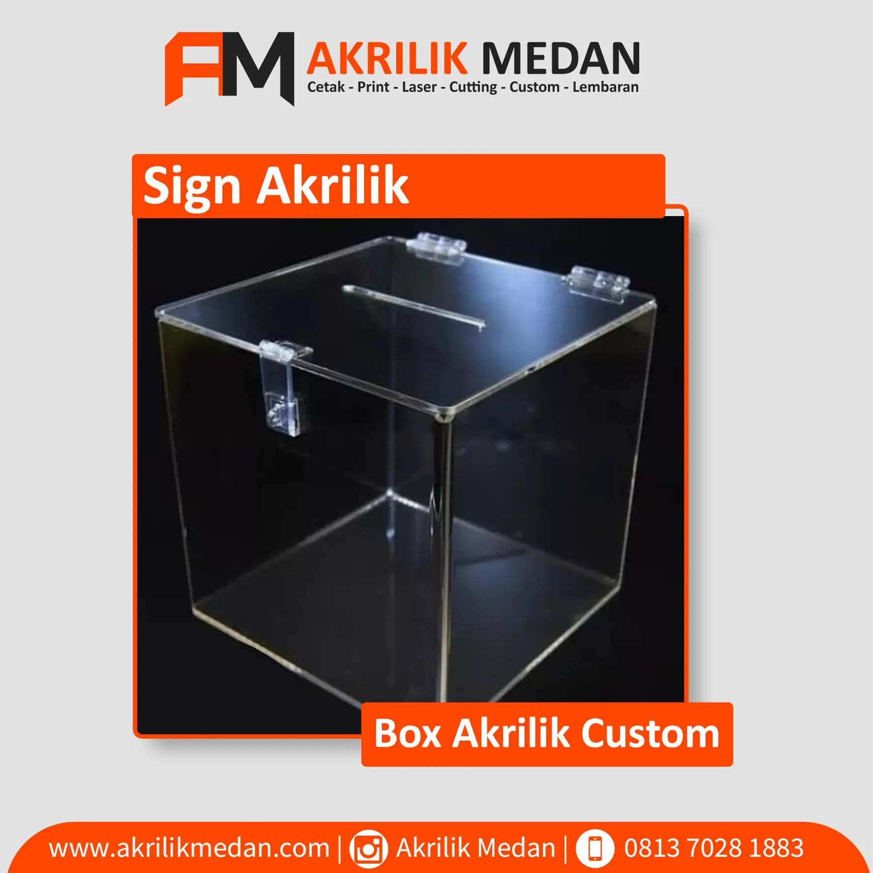 Kotak Amal Akrilik: .