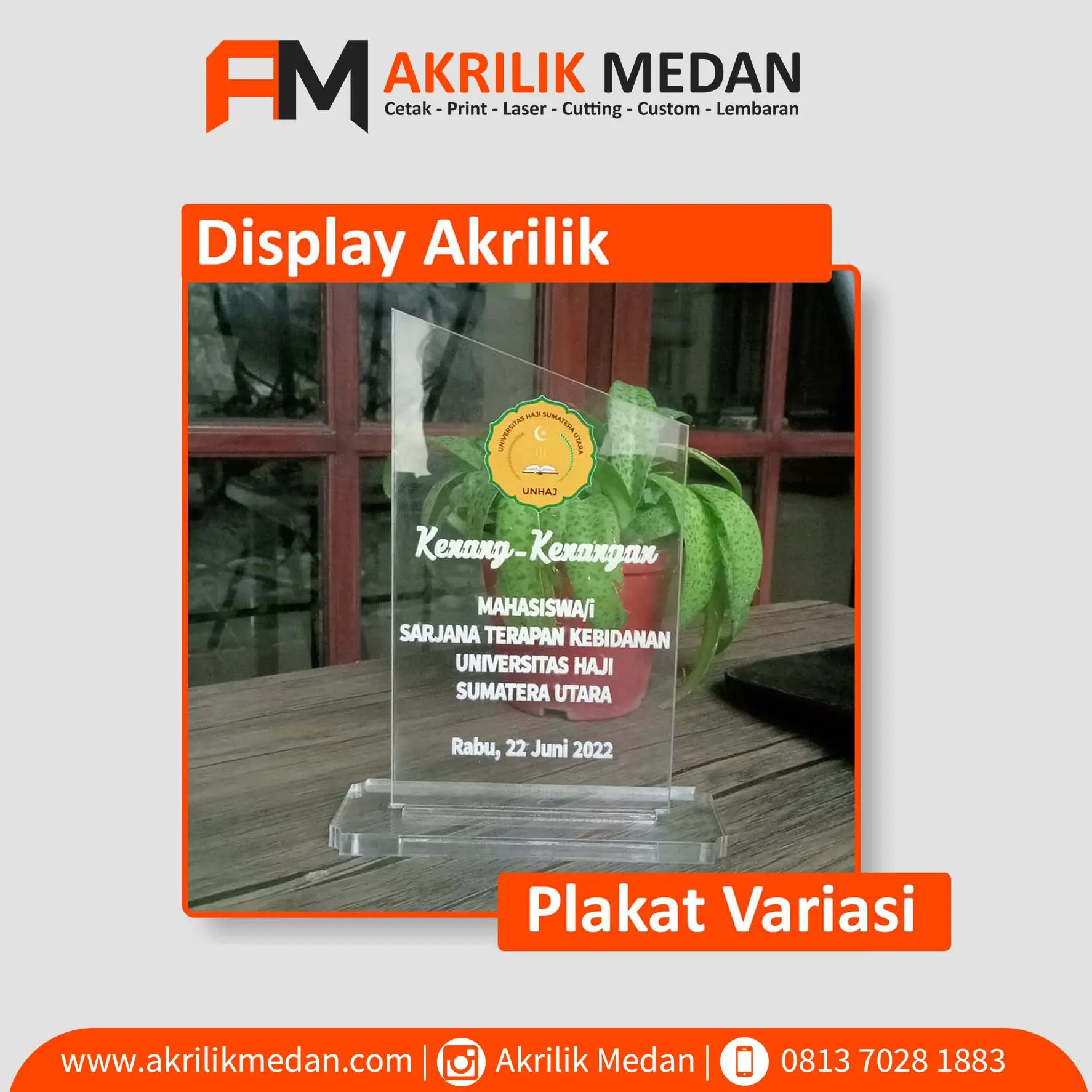 Trophy Akrilik untuk.