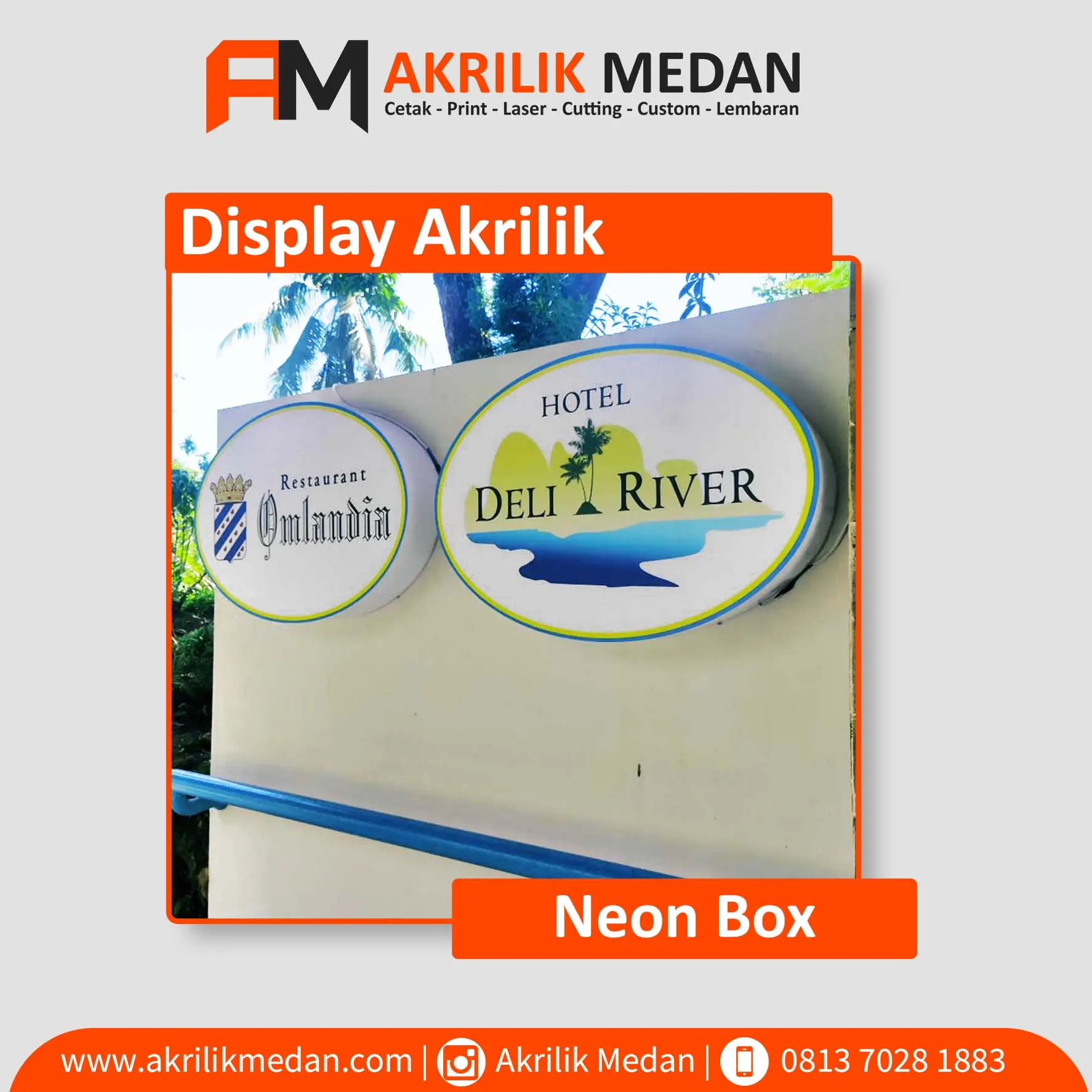 Akrilik Outdoor: Man.