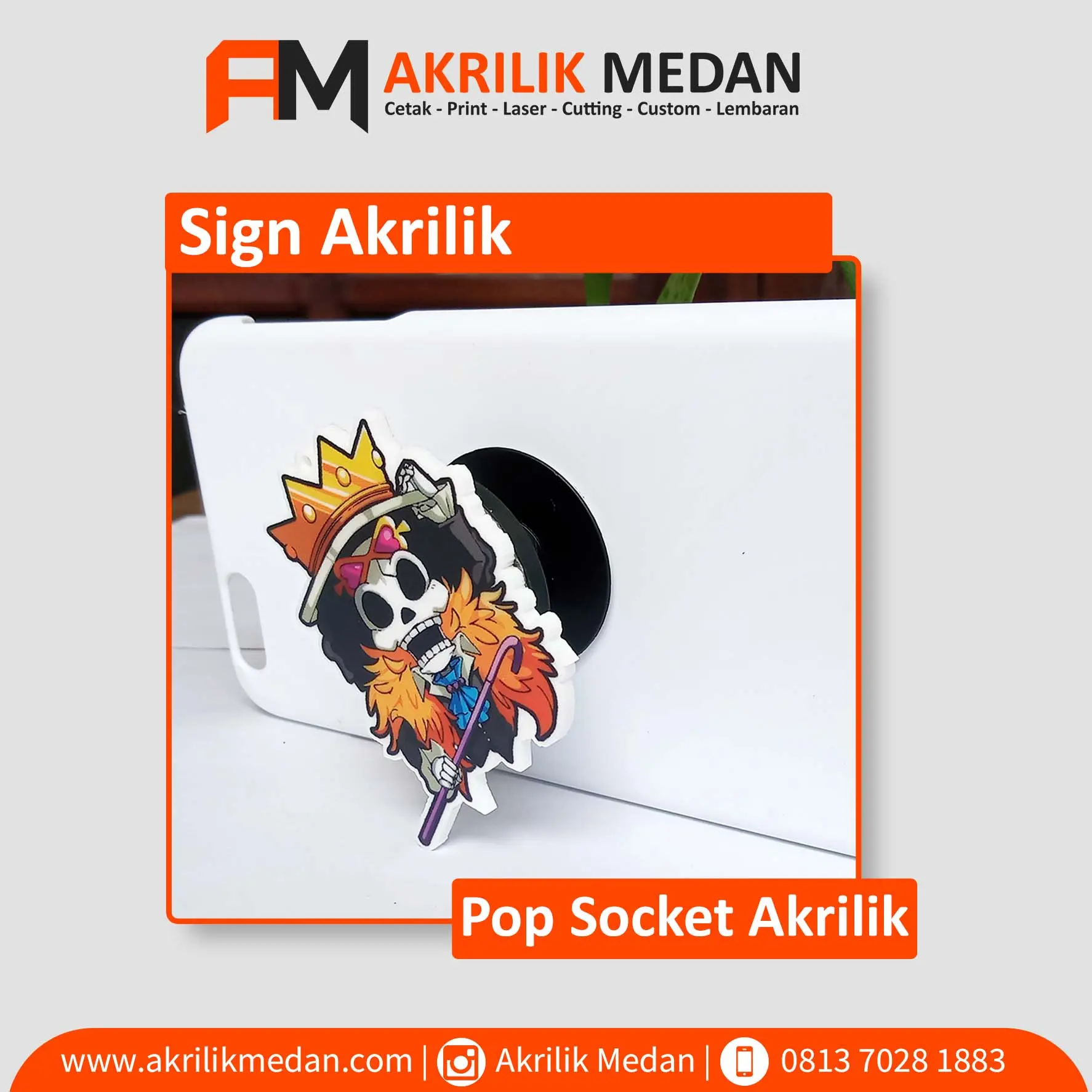 Akrilik sebagai Casi.