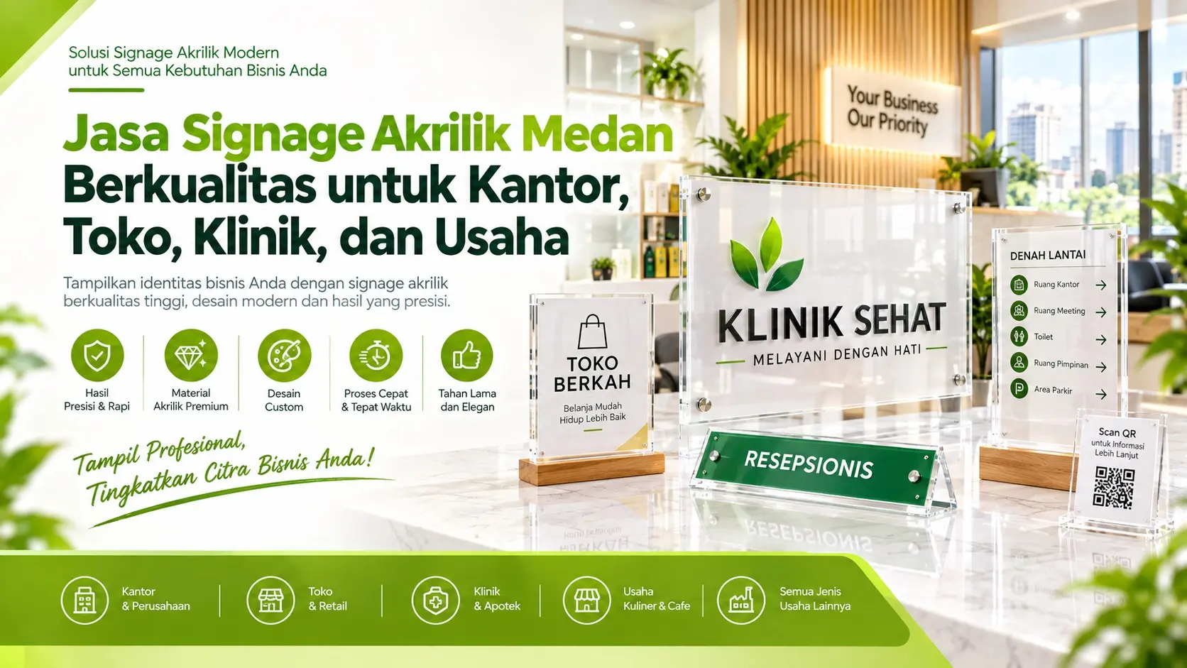 Jasa Signage Akrilik.