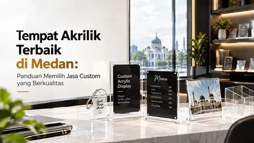 Tempat Akrilik Terbaik di Medan Panduan Memilih Jasa Custom yang Berkualitas