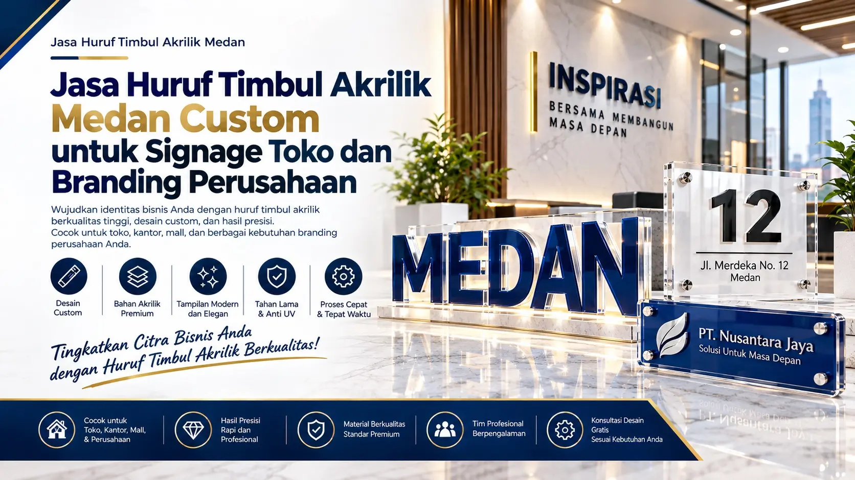 Jasa Huruf Timbul Ak.