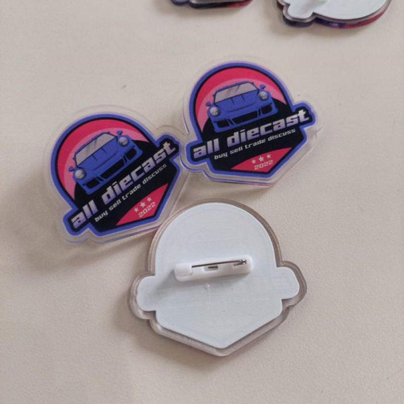 Pin Akrilik Karakter.
