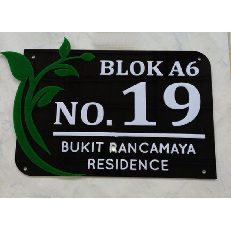 Nomor Rumah Akrilik .