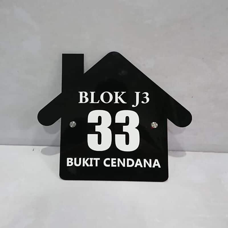 Nomor Rumah Akrilik .