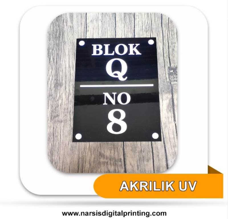 Nomor Rumah Akrilik .
