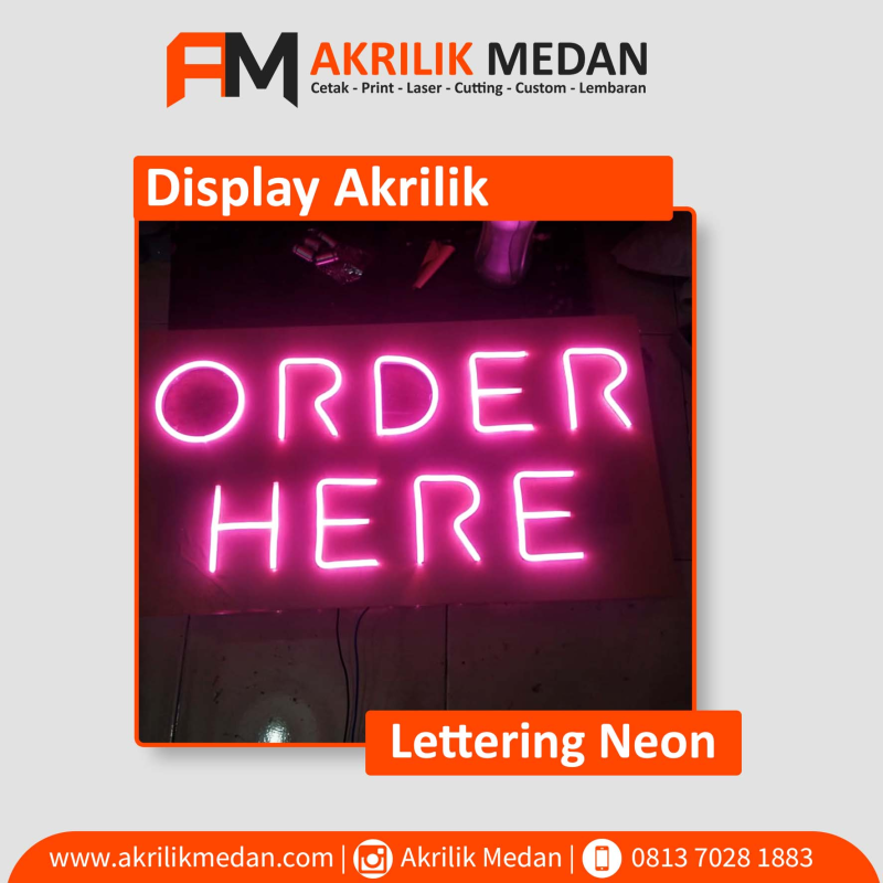 Lettering Neon 1 War.