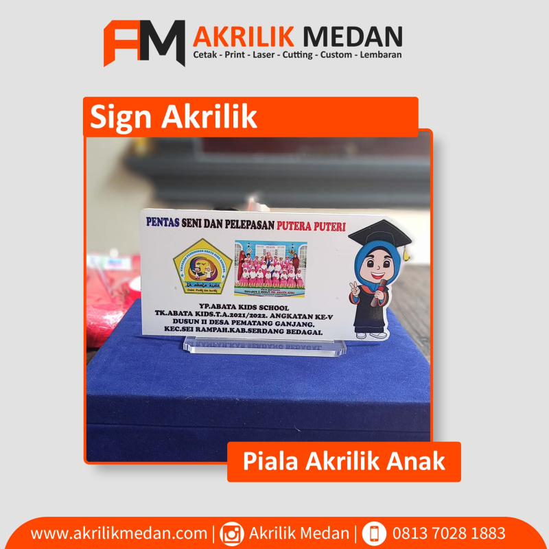 Piala Akrilik Anak S.
