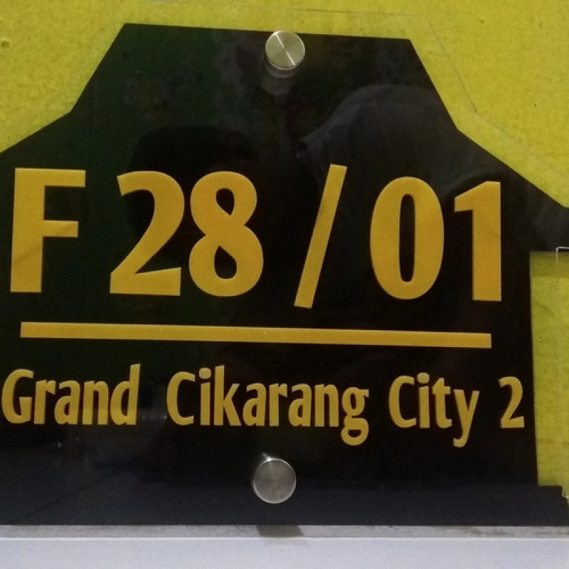 Nomor Rumah Akrilik .