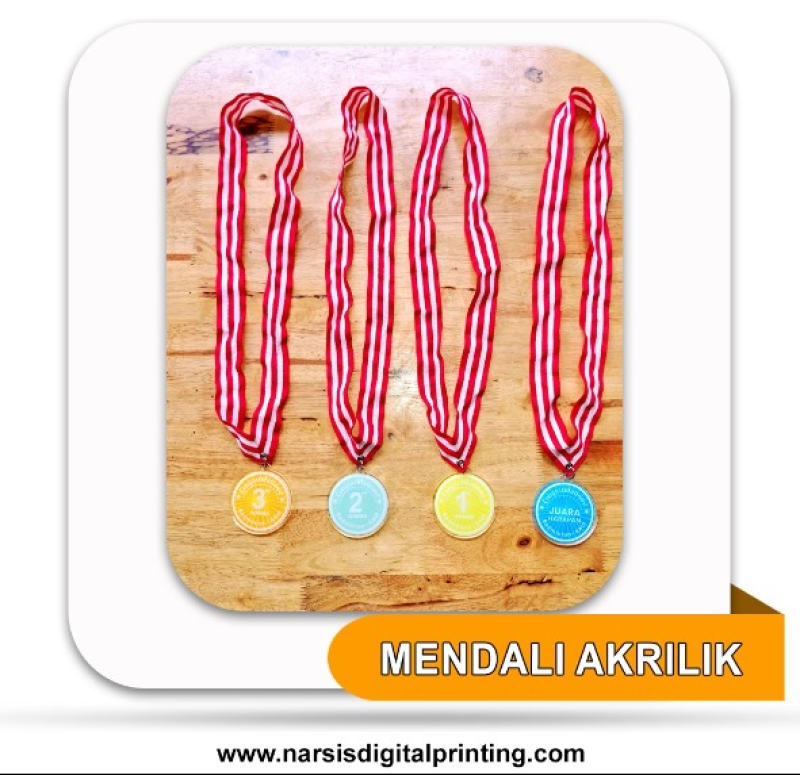Medali Akrilik denga.