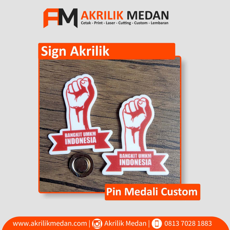 Pin Akrilik Custom A.