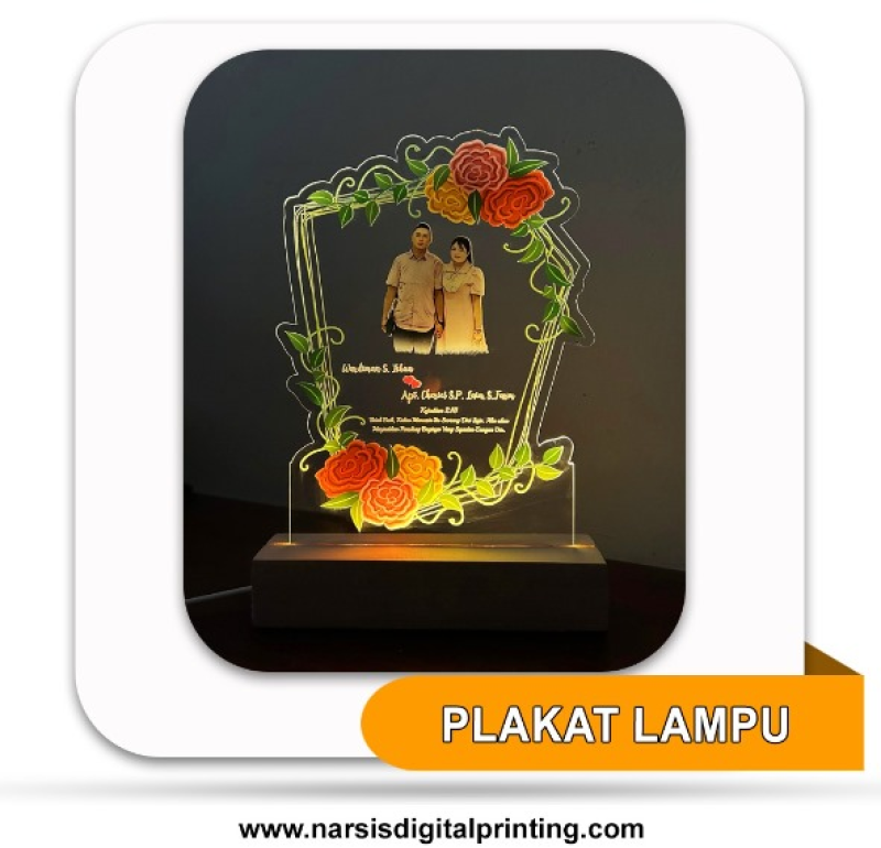 Desain Plakat Akrili.