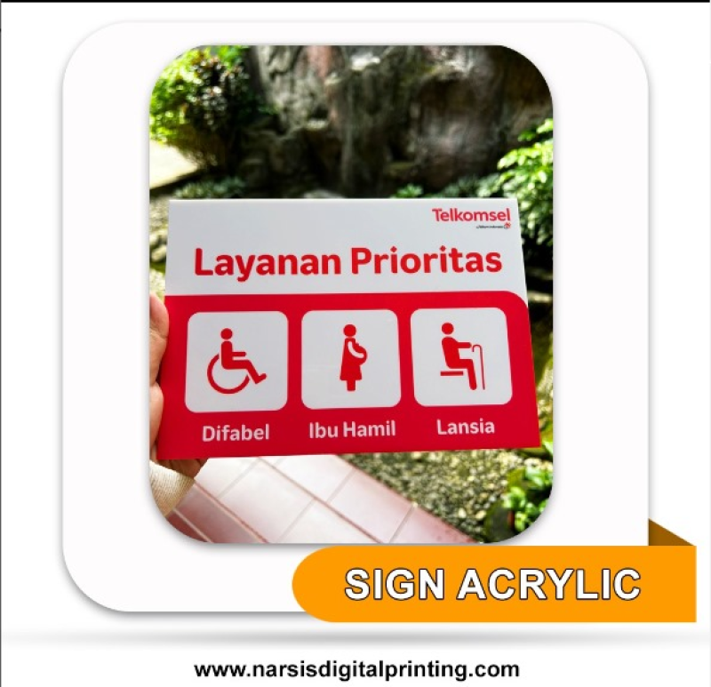 Sign Akrilik: Solusi.