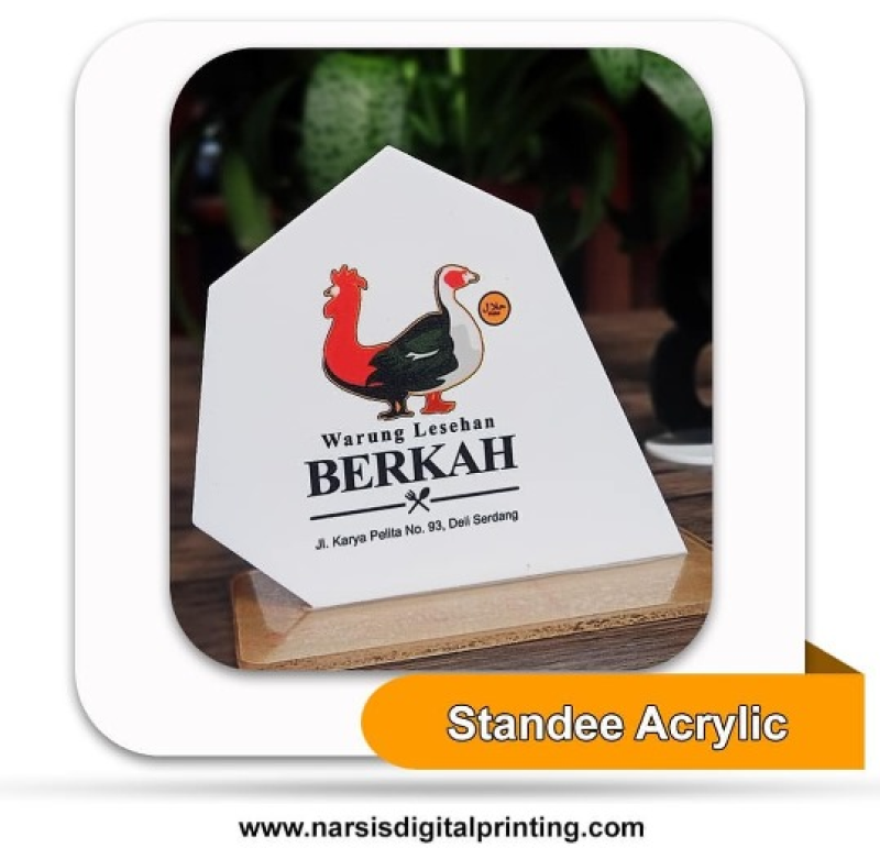 Standee Akrilik seba.