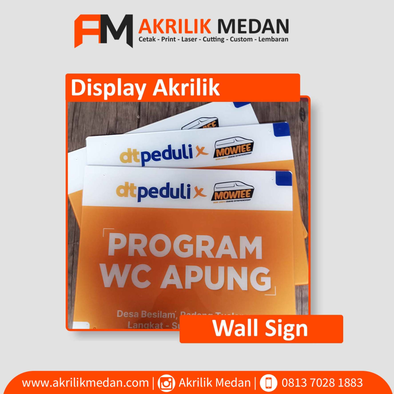 Wall Sign Akrilik: P.