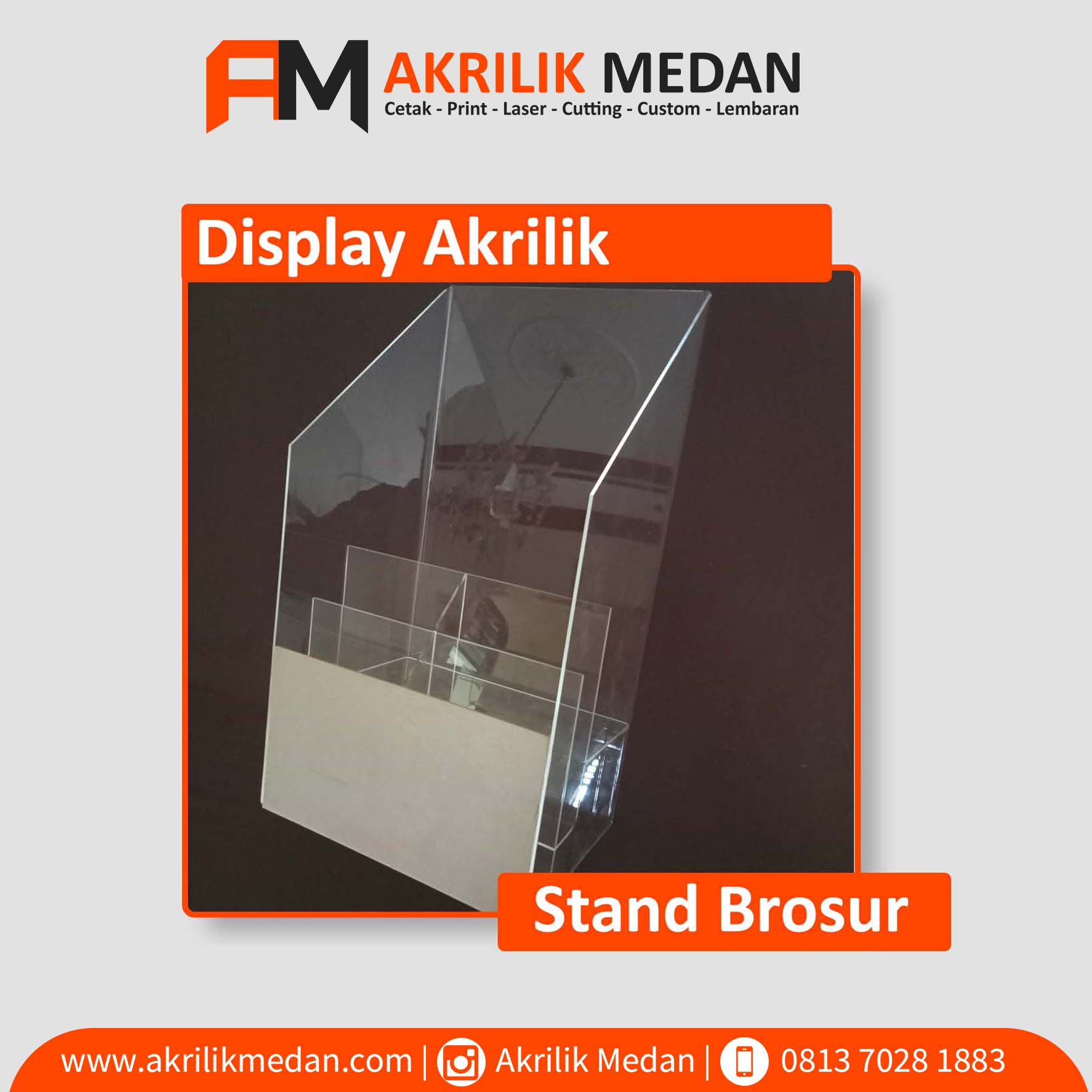 Stand Brosur Custom
