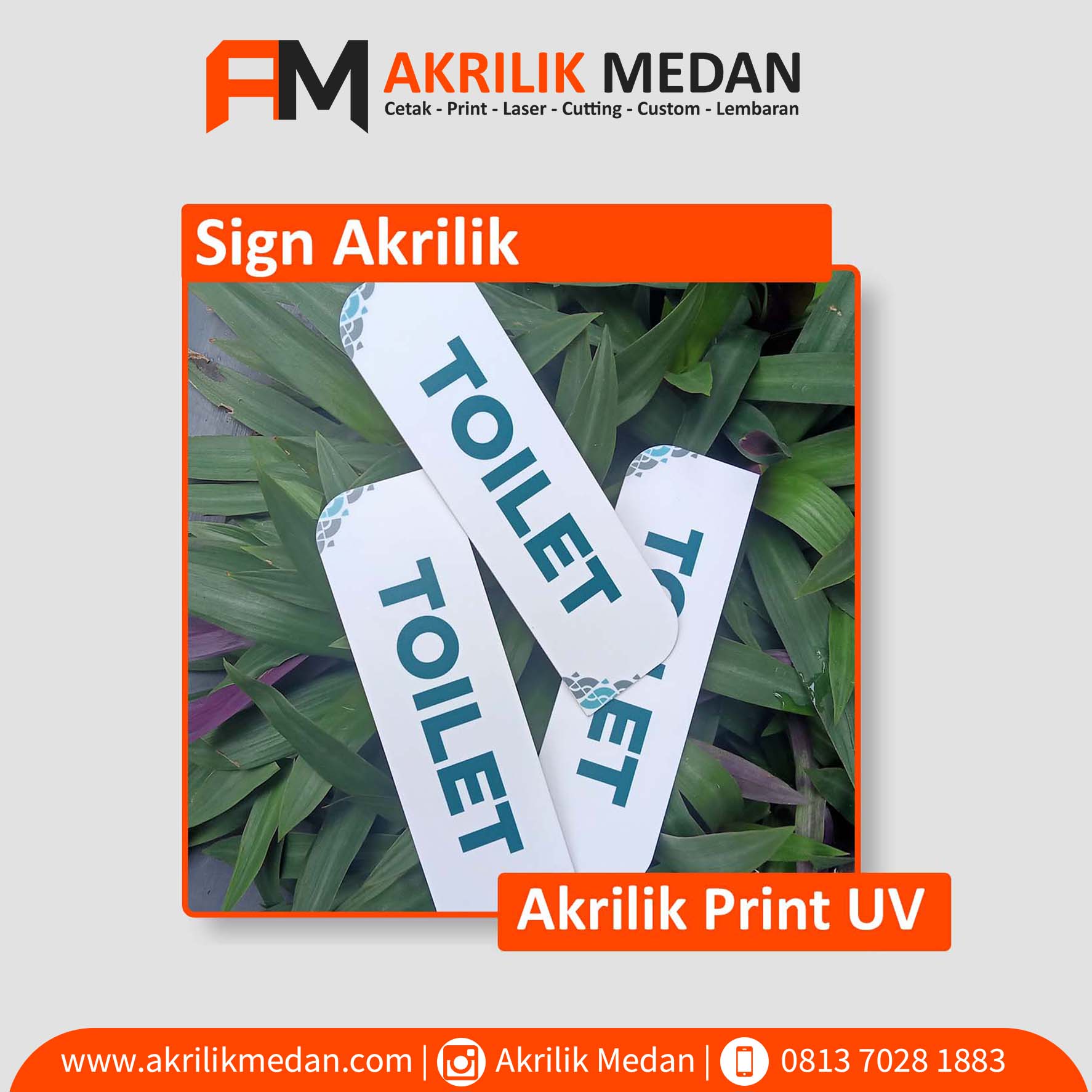 Sign Akrilik UV Timbul
