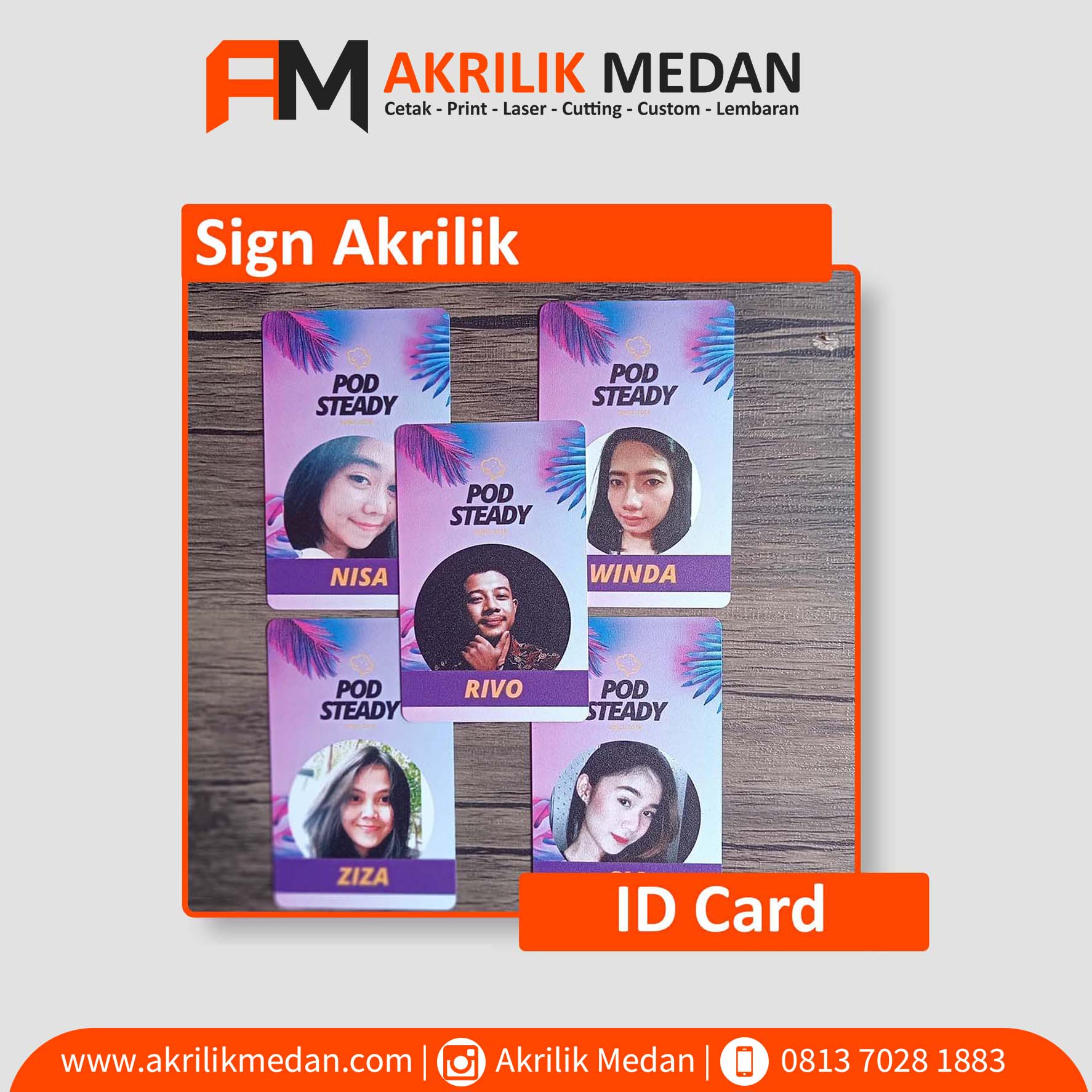 ID Card Akrilik