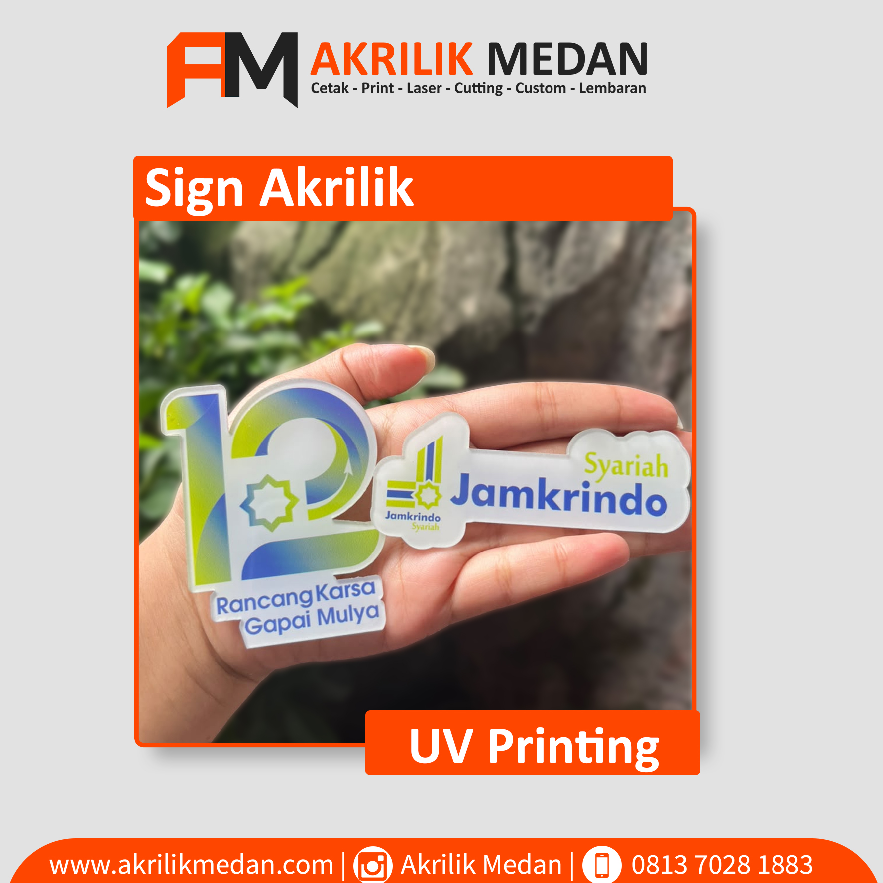 Sign AKrilik Uv Printing