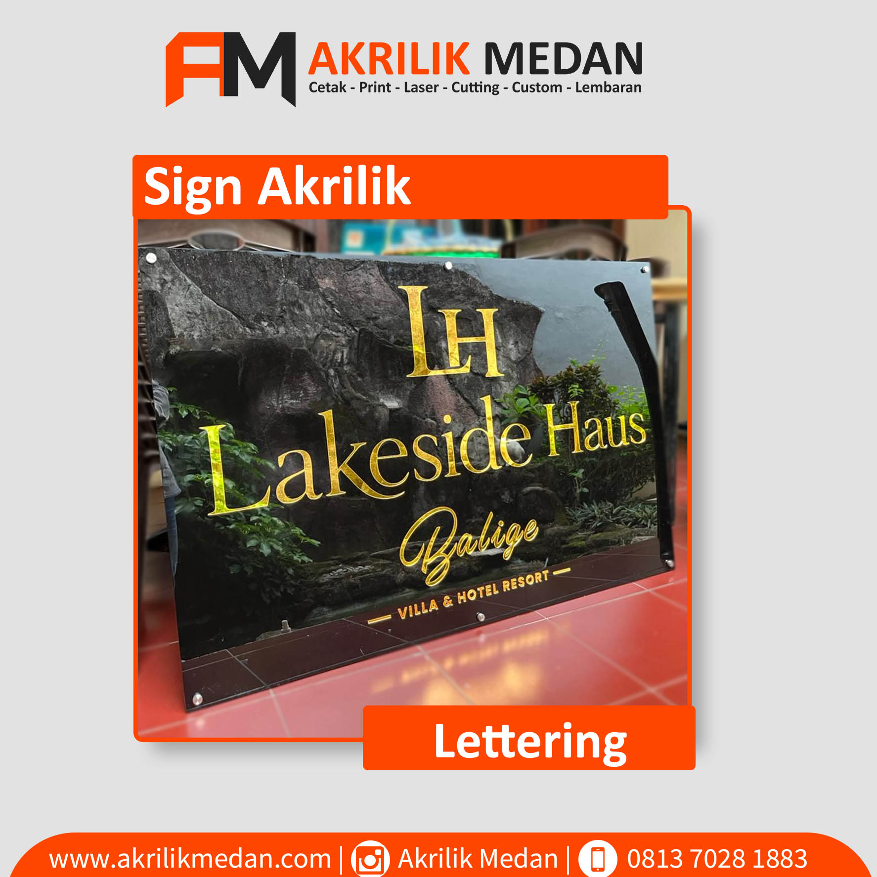 Sign Acrylic Variasi